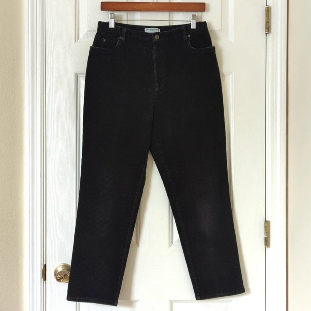Vintage Black Corduroy Pants